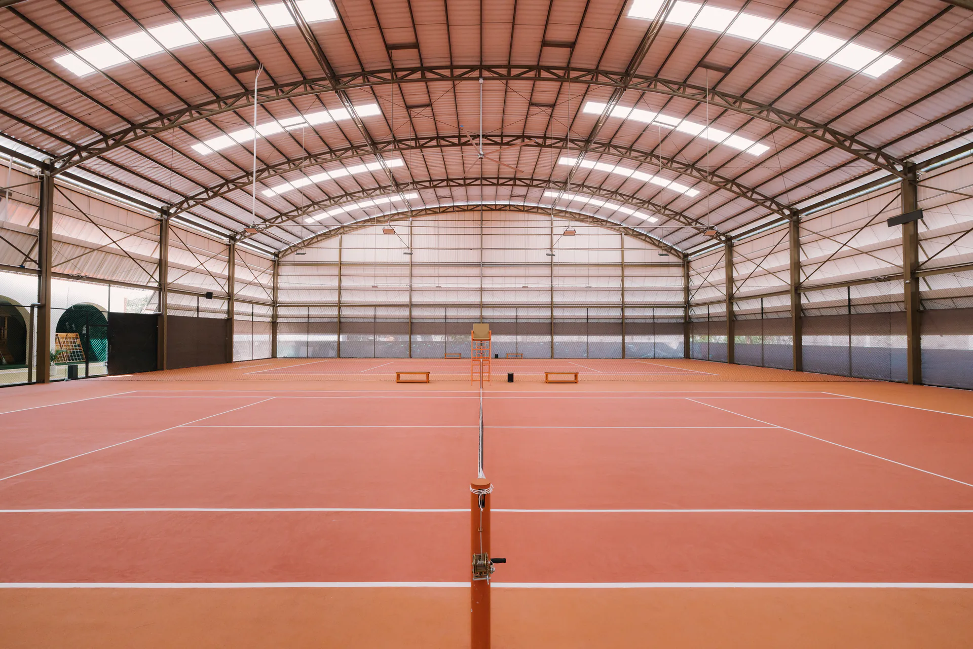 Hard courts. Fast, consistent play.